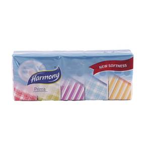 Harmony hygienické vreckovky Prima soft 3-vrstvové 10 x 10 ks                   