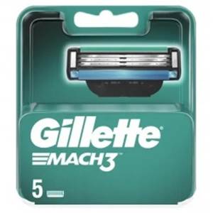 Gillette Mach3 náhradné hlavice 5 ks                                            