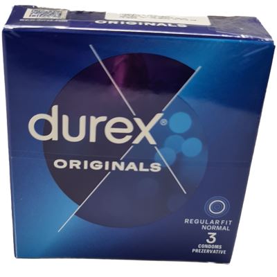 Durex Original kondómy 3ks                                                      