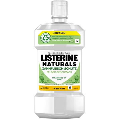 Listerine 600ml Naturals Mild Mint                                              