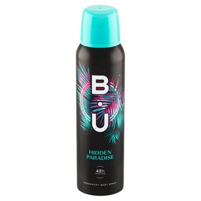 B.U Hidden Paradise telový dezodorant 150ml pre ženy                            