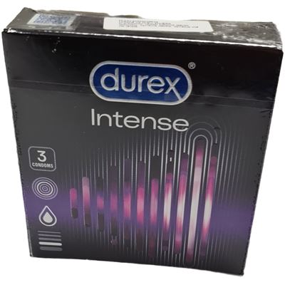 Kondómy Durex Intense Orgasmic, 3 ks                                            